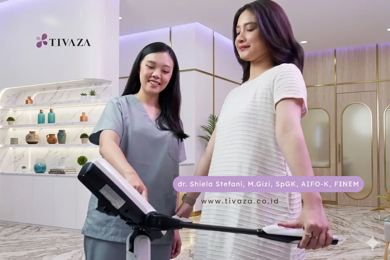 Body Analyzer Bandung Klinik Tivaza dr. Shiela Stefani, M.Gizi, SpGK, AIFO-K, FINEM Klinik Tivaza