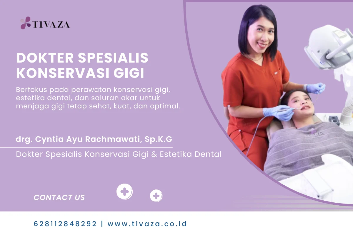 Perawatan Saluran Akar Gigi Bandung - drg. Cyntia Ayu Rachmawati. Klinik Tivaza