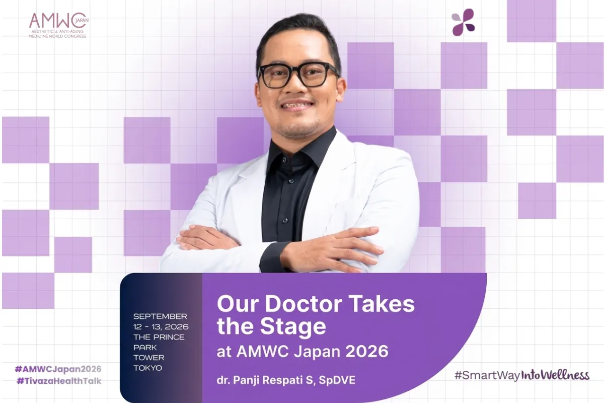 Dr. Panji Respati, Sp.D.V.E. dari Tivaza Menjadi Speaker di AMWC Japan 2026 Tokyo